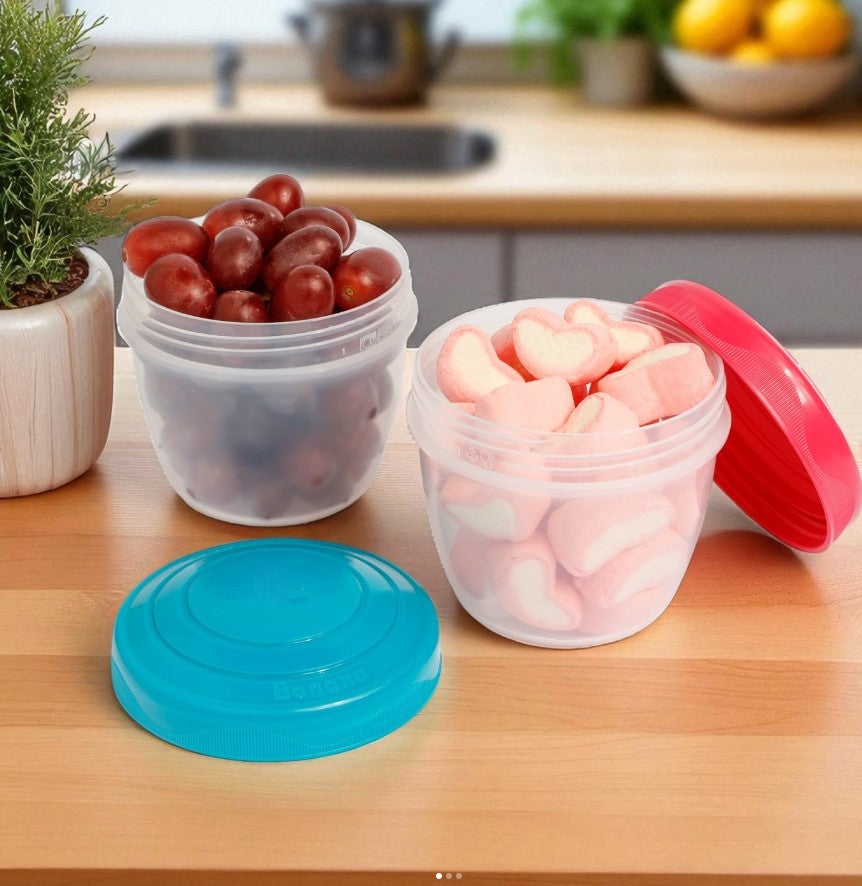 Banana Pack of 2 Cups Mini Bites 300ml for foods