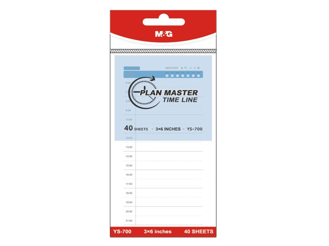 ملاحظات لاصقة لخطة M&amp;G Chenguang الرئيسية 3*6 بوصة - 40 ورقة - رقم: YS-700