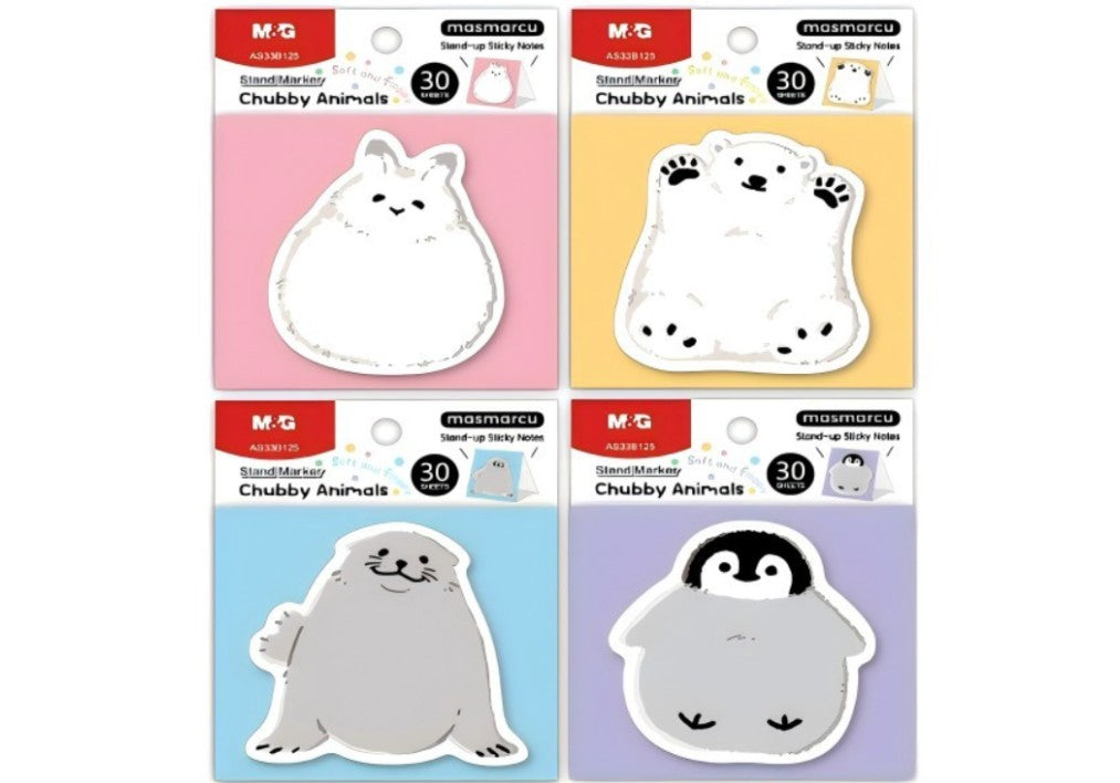 M&G Chenguang Animals Sticky Notes - 68 x 71 mm - 30 Sheets - 1pcs - No:YS-486