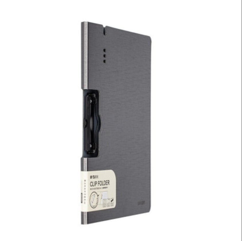 M&G Chenguang A4 Folding Folder Clip, Thickened File Folder, Writing Pad Organized Document Storage, Durable Plastic - No:ADM92911