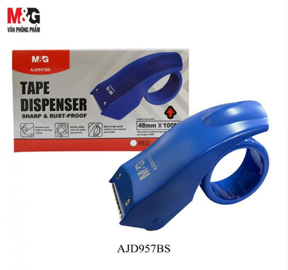 M&G Chenguang Tape Dispenser Sharp & Rust-Proof Tape Application, Non-Slip Base, Refillable - No:AJD957BS