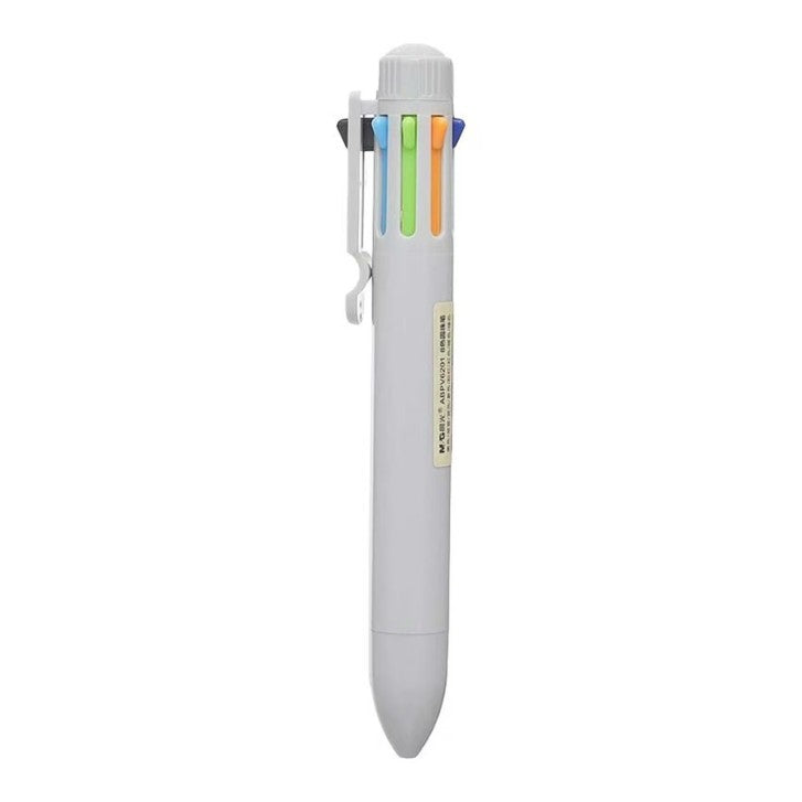 M&G Chenguang Retractable Ballpoint Pen Smooth writing - 0.7 mm - 8 Colors - 1pcs - No: ABPV6201