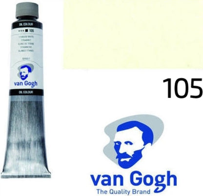 Talens Van gogh  Oil Color Titanium White 200ml - No:02081053