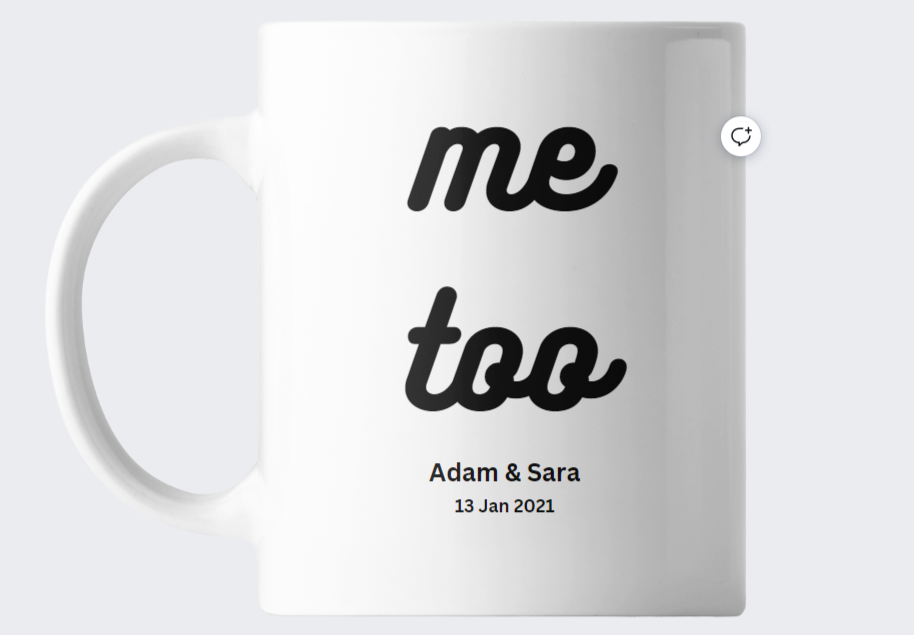 I Do, Me Too Mug Set