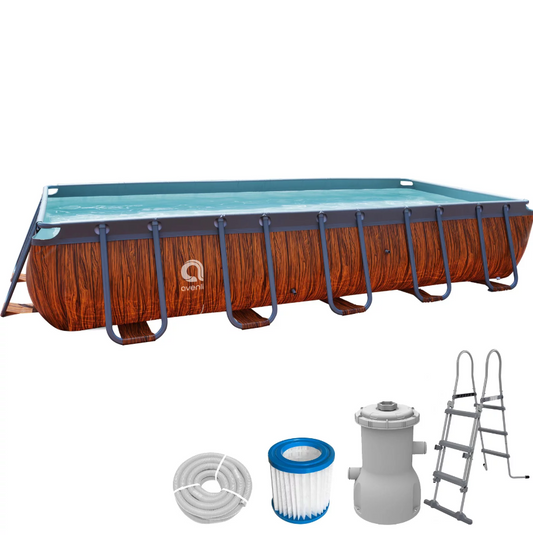 Jilong Avenli Rectangular Steel Frame swimming Pool liner 5.4m*2.5m*1.0m - No:17824EU