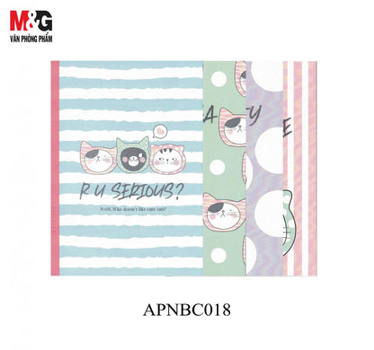 M&G Chenguang Single Lined Notebook, Practical Note-Taking, A5, 40 Sheets - No:APNBC018