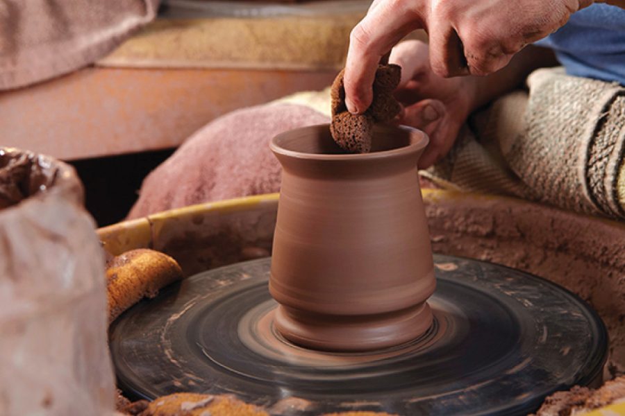 معجون تشكيل الطين أسواني من سيمكس، 1000 غرام - بني