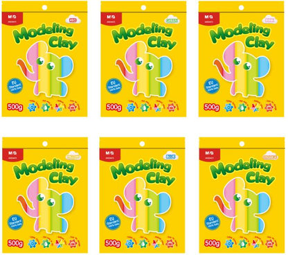 M&G Chenguang Modeling Clay 500g – Single Color Play Dough – Non-Toxic Creative Modeling Clay for Kids - No: AKE04475