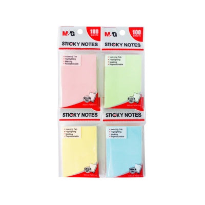 M&G Post-it Sticky Notes 76×51mm 100 Sheets 4 Colors (YS-92)