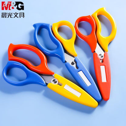 M&G Chenguang safety sheath scissors children's handmade 150mm - No:ASS913K0