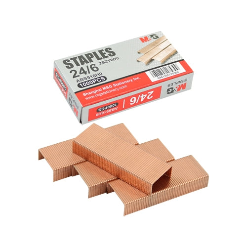M&G Staples for stapler 24/6, 1000 pcs - No:ABS916H0