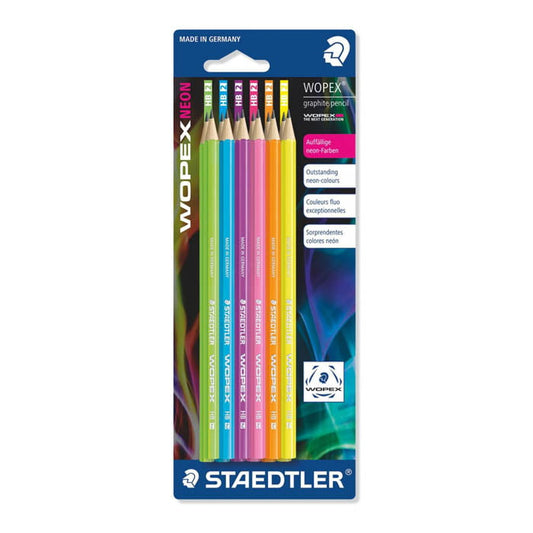 Staedtler Wopex HB Neon Pencils 12 Pack - No:180Fbk12