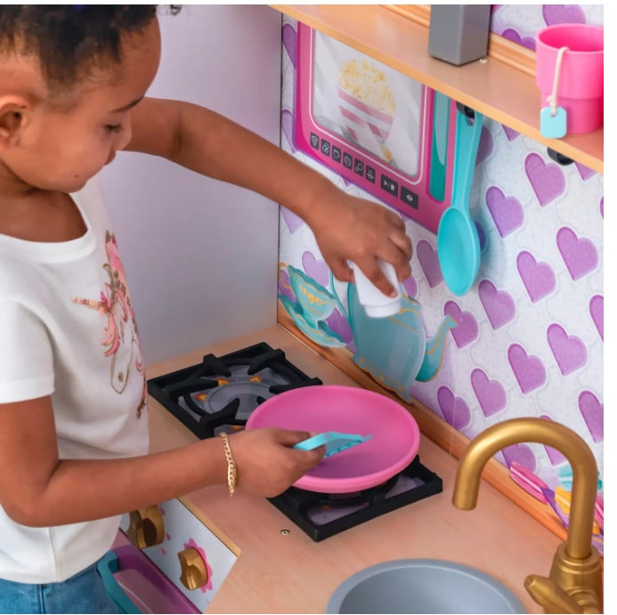 عربة وجبات خفيفة حلوة ومطبخ لعب من كيد كرافت - رقم: 20061