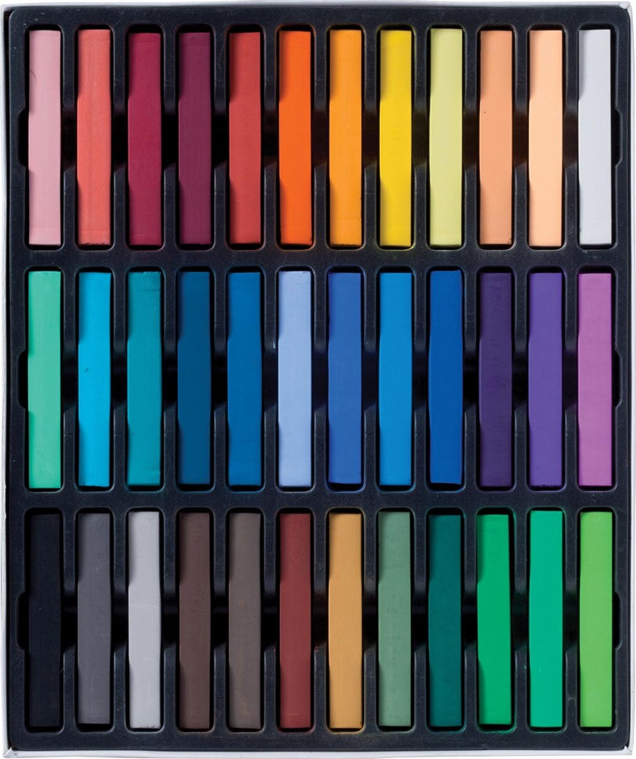 Art Creation Soft Pastels 36 Pieces In Assorted Colors-No:9029036