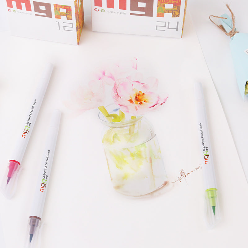 Morning light stationery MGARTS brush head-12 colors - No:0206