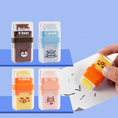 ممحاة M&amp;G Chenguang ذات طرفين دوارة، ممحاة رسم كرتونية للطلاب، رقم المنتج: AXP963GX (ألوان متنوعة) - قطعة واحدة