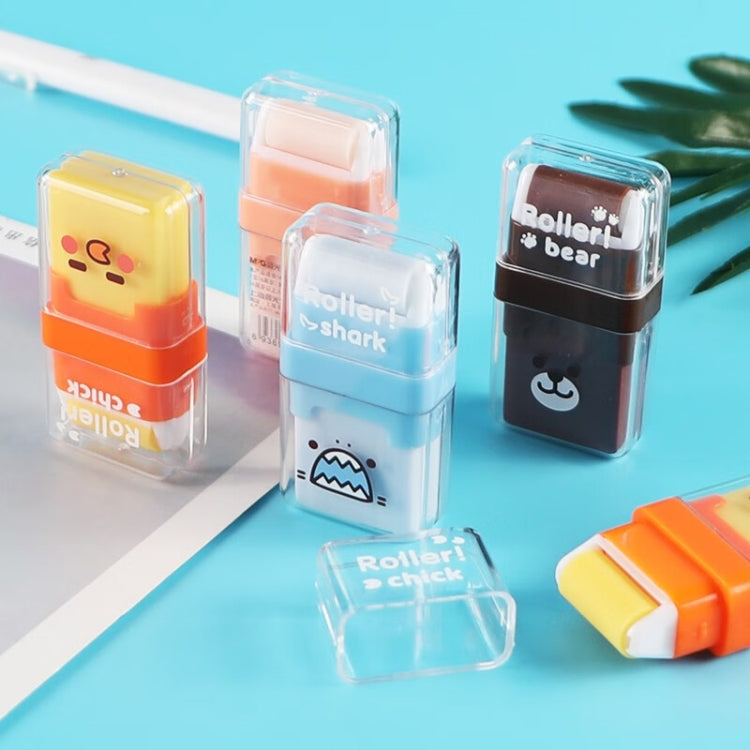 ممحاة M&amp;G Chenguang ذات طرفين دوارة، ممحاة رسم كرتونية للطلاب، رقم المنتج: AXP963GX (ألوان متنوعة) - قطعة واحدة