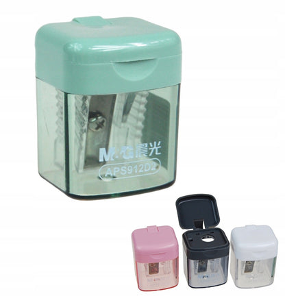 M&G Chenguang Mini pencil sharpener With cover 1 Hole - 1pcs - No:APS912D2