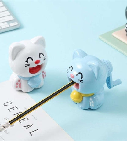 M&G  Chenguang Cat material handheld pencil sharpener - No:APS906B8