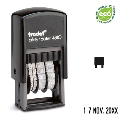 Trodat DATE STAMP PRINTY English - No:4810