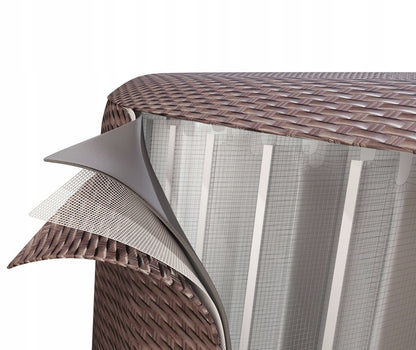 Bestway Lay-Z-SPA Bali Max Hold Energy Sense Ultra Fit Smart AirJet Rattan Round 2.16mx71cm WITH Built-in Intelligence - No:6001P