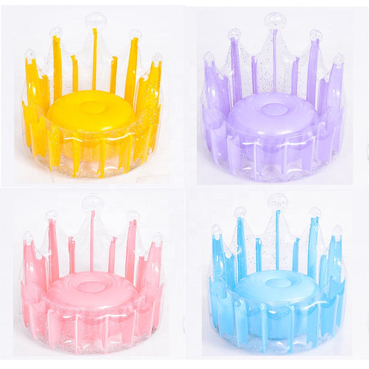 جيلونج صن كلوب 22323 تاج لامع للأطفال، كرسي ألعاب مائية قابل للنفخ - رقم: 22323