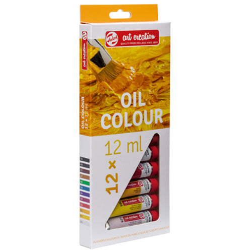 Art Creation Oil Colour Set - 12 Colours - 12ml