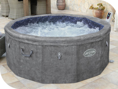 حوض استحمام صلب للحديقة من بيست واي لاي-زي-سبا كارارا، 170 سم × 61 سم - رقم: 6001V