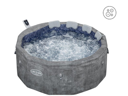 حوض استحمام صلب للحديقة من بيست واي لاي-زي-سبا كارارا، 170 سم × 61 سم - رقم: 6001V