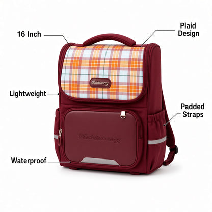M&G Chenguang 16-Inch School Backpack for Girls – Lightweight Waterproof Kids School Bag - No:ABB904V9WA