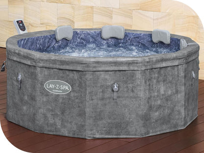 حوض استحمام صلب للحديقة من بيست واي لاي-زي-سبا كارارا، 170 سم × 61 سم - رقم: 6001V