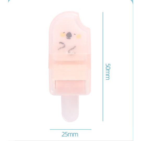 ممحاة رصاص على شكل آيس كريم من إم آند جي تشنغوانغ، فائقة التنظيف مع بكرة سحرية - قطعة واحدة - رقم المنتج: AXP963JV