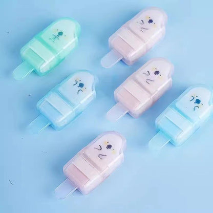 ممحاة رصاص على شكل آيس كريم من إم آند جي تشنغوانغ، فائقة التنظيف مع بكرة سحرية - قطعة واحدة - رقم المنتج: AXP963JV