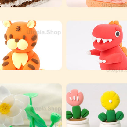 M&G Chenguang bagged plasticine clay set color clay kindergarten dedicated non-toxic 12colors - No:AKE039M7