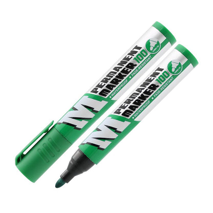 M&G Chenguang Permanent Marker, Rounded Tip for Bold Labeling - Green - 1pcs - No:APMY22R3