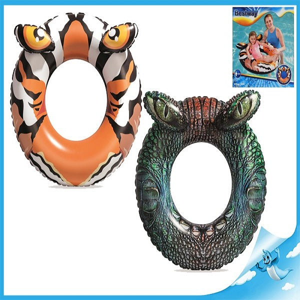 Bestway Ф36"/Ф91cm Croc/Tiger Predator Swim Ring