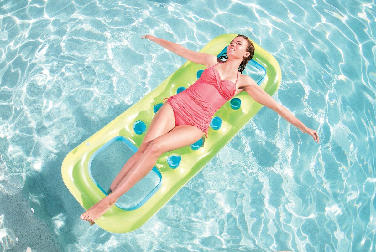 Bestway Inflatable mattress with window and foot opening 185x74cm-No:43110