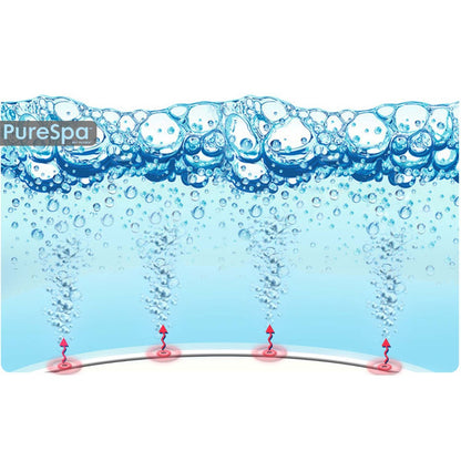 حوض استحمام ساخن قابل للنفخ من بيست واي لاي-زي-سبا بالي، موفر للطاقة، مزود بنظام نفاث ذكي، مقاس 196 سم × 71 سم، مع تحكم عبر تطبيق، يتسع لـ 4-6 أشخاص - رقم: 6001N