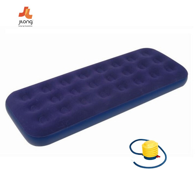 JILONG Inflatable Bubble Air Mattress Relax Massage with air Pumb 191cm*73cm*22cm