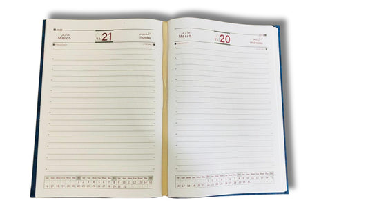 Borg El arab High Quality Desk Dairy 2025 With Numbers Set Of 365 days ( Assorted color )