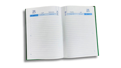 Borg El arab High Quality Desk Dairy 2024 With Numbers Set Of 365 days ( Assorted color )