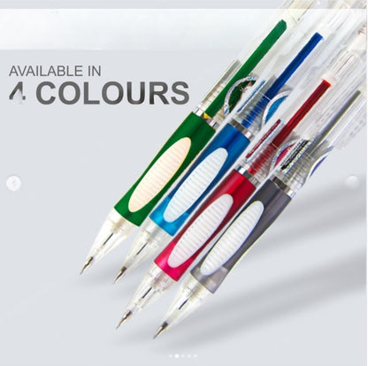 M&G Chenguang Sapphire Mechanical Pencil 0.5mm – Comfortable Soft Grip, Retractable Pencil with Eraser- 1pcs - No:AMP82276