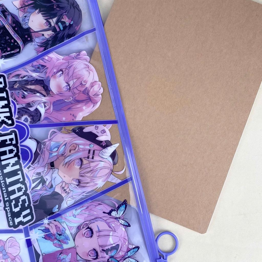M&G Chenguang Pink Fantasy document folder with zipper - Size:A5 - 1pcs - No:ADM945S4