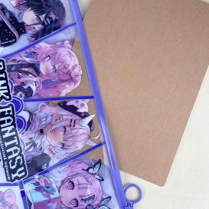M&G Chenguang Pink Fantasy document folder with zipper - Size:A5 - 1pcs - No:ADM945S4