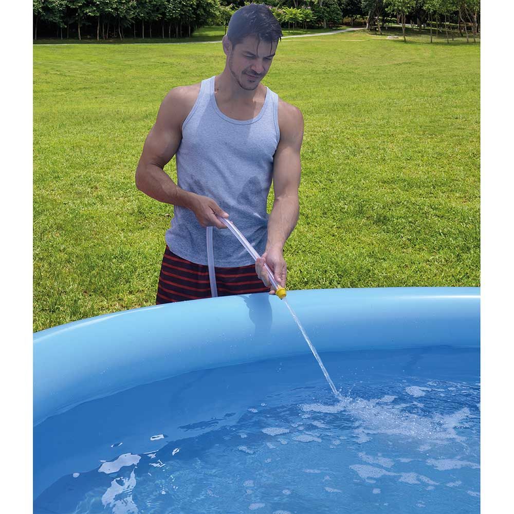 مجموعة جيلونج برومبت لأحواض السباحة، مضخة فلتر سعة 530 جالون، سلم، غطاء أرضي، غطاء 4.50 متر × 90 سم