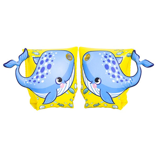 أربطة ذراع قابلة للنفخ على شكل حوت من جيلونج صن كلوب®، مقاس 23 × 19 سم، رقم: 32131