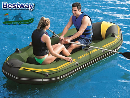 قارب بيست واي هيدرو-فورس مارين برو الرياضي لشخصين بالغين، أبعاده 291 × 127 × 46 سم - رقم المنتج: 65096