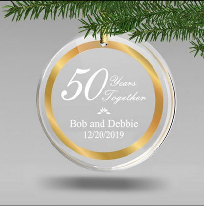 زينة أكريليك لذكرى الزواج.