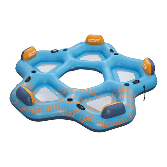 Bestway Inflatable PVC 3.00m x 2.87m Five Seater Party Floating Day Drifter Island- No:43842