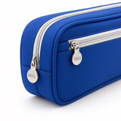 M&G Chenguang Length+ Large Capacity Pencil Case with Dual Zipper – Durable Fabric Stationery Organizer - 1pcs - No: APB903DF